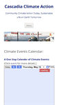 Mobile Screenshot of cascadiaclimateaction.org